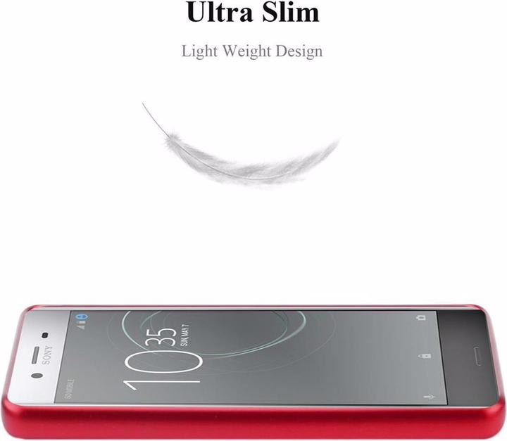Productafbeelding Cadorabo TPU Matte Metallic hoes (Sony Xperia XZ Premium)