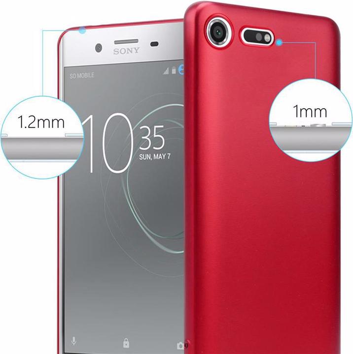 Productafbeelding Cadorabo TPU Matte Metallic hoes (Sony Xperia XZ Premium)