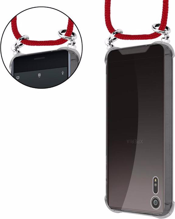 Produktbild Cadorabo TPU Handy Kette SILBER Cover