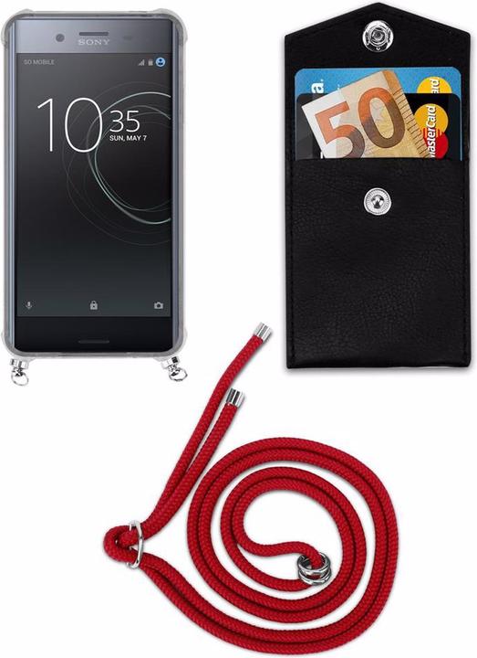 Produktbild Cadorabo TPU Handy Kette SILBER Cover