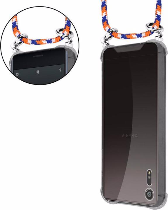Produktbild Cadorabo TPU Handy Kette SILBER Cover