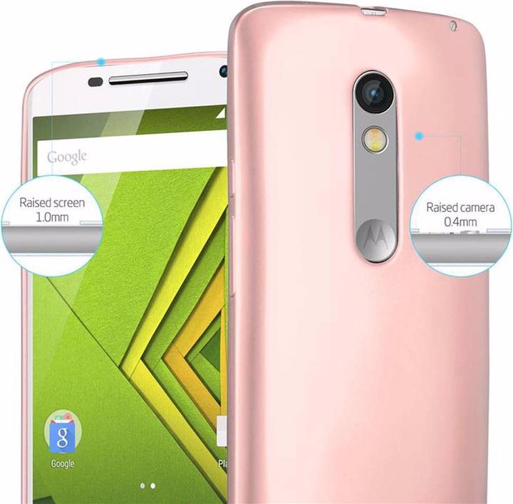 Produktbild Cadorabo TPU Matt Metallic Cover (Motorola Moto X Play)