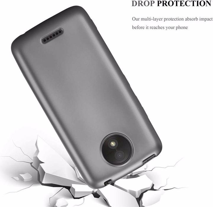 Productafbeelding Cadorabo TPU matte metalen hoes (Motorola Moto C Plus)