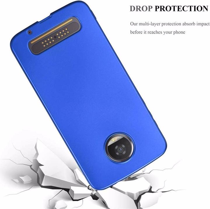 Productafbeelding Cadorabo TPU matte metalen hoes (Motorola Moto Z2)