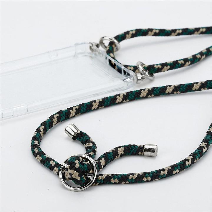 Actual product image Cadorabo TPU Mobile Phone Chain SILVER Cover