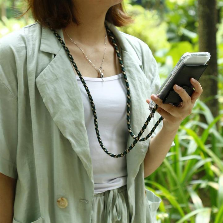 Actual product image Cadorabo TPU Mobile Phone Chain SILVER Cover