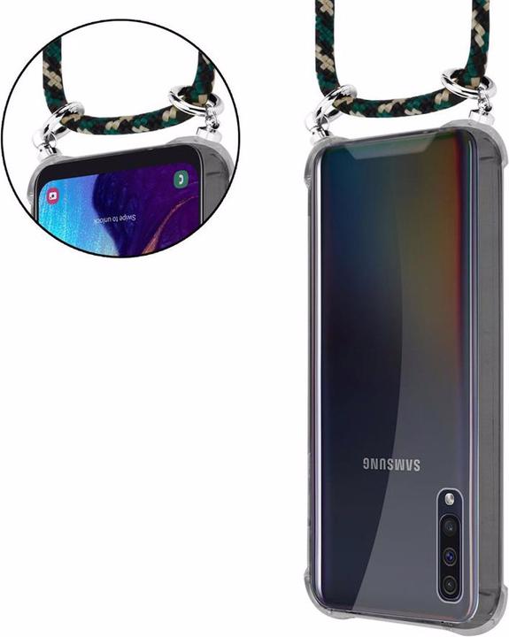 Actual product image Cadorabo TPU Mobile Phone Chain SILVER Cover
