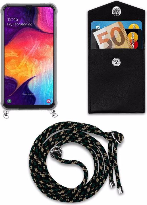 Actual product image Cadorabo TPU Mobile Phone Chain SILVER Cover