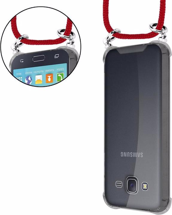 Produktbild Cadorabo TPU Handy Kette SILBER Cover