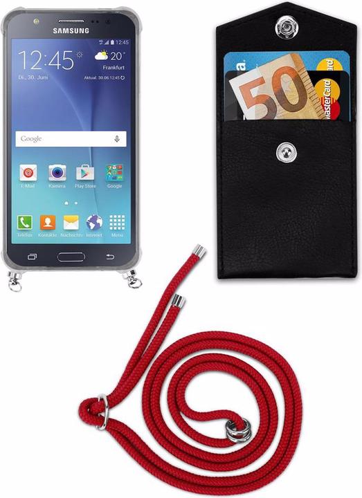 Produktbild Cadorabo TPU Handy Kette SILBER Cover