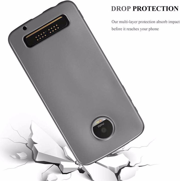 Image du produit Cadorabo Couverture métallique mate TPU (Motorola Moto Z Play)