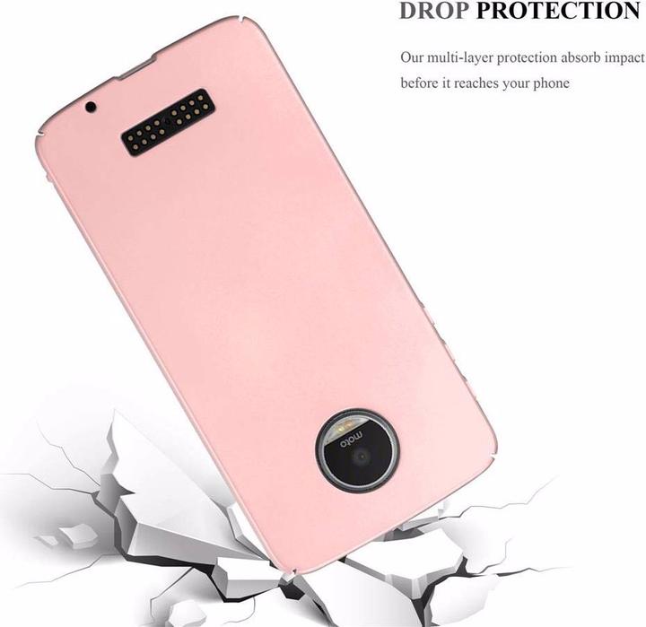 Actual product image Cadorabo Hard Cover Matt Metal Cover (Motorola Moto Z)