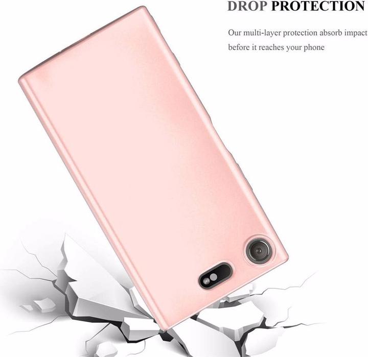 Actual product image Cadorabo TPU Matt Metallic Cover (Sony Xperia XZ1 Compact)