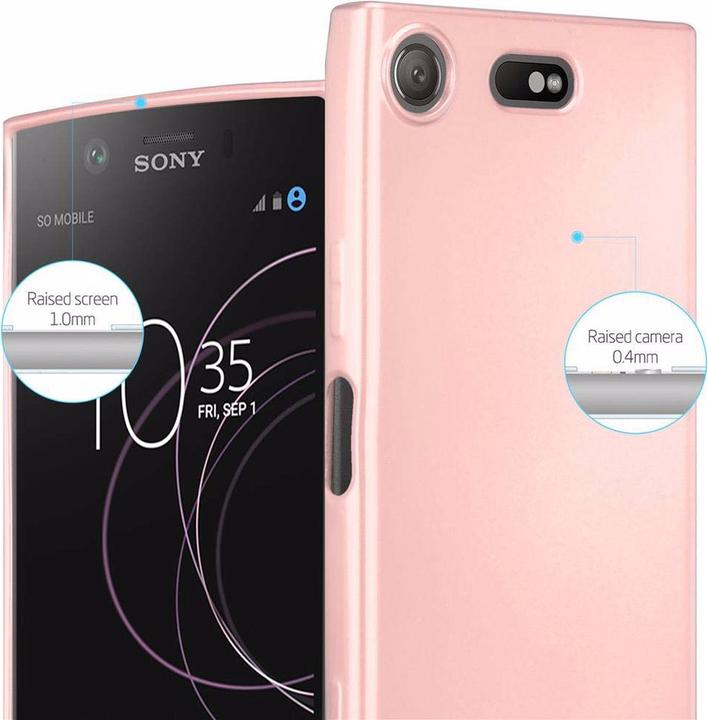 Actual product image Cadorabo TPU Matt Metallic Cover (Sony Xperia XZ1 Compact)