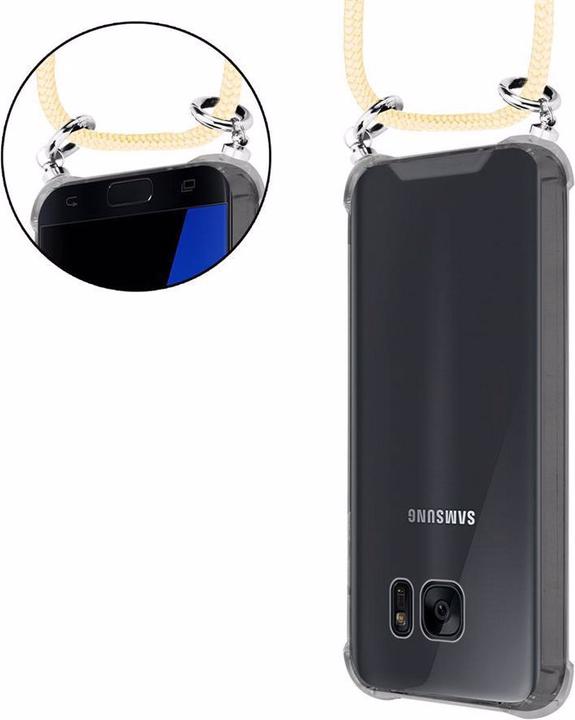 Produktbild Cadorabo TPU Handy Kette SILBER Cover
