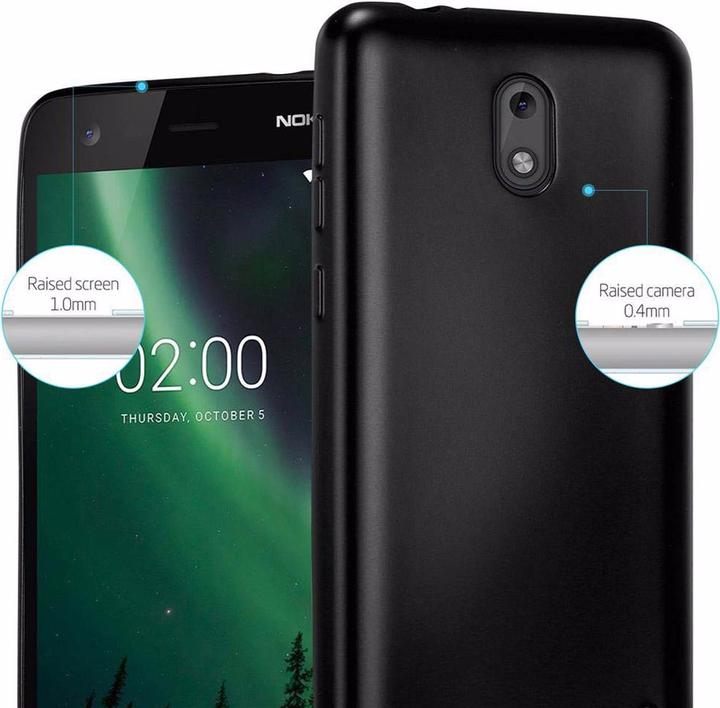 Productafbeelding Cadorabo TPU matte metalen hoes (Nokia 2)