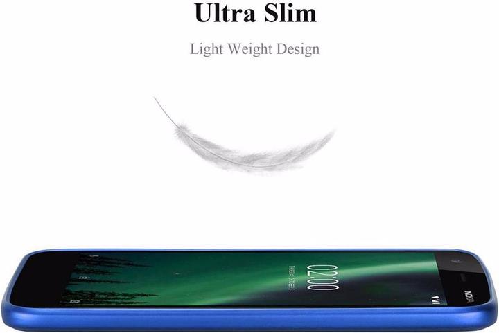 Image du produit Cadorabo Couverture métallique mate TPU (Nokia 2)