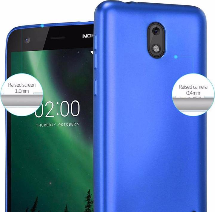 Image du produit Cadorabo Couverture métallique mate TPU (Nokia 2)