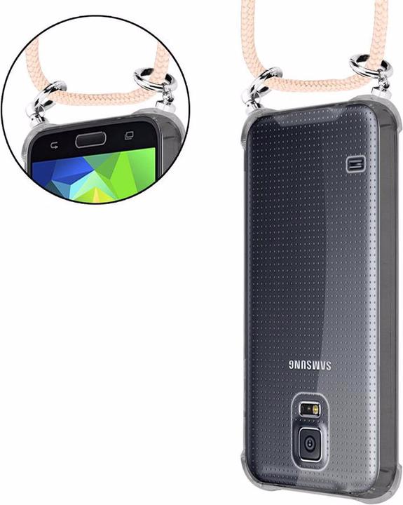 Produktbild Cadorabo TPU Handy Kette SILBER Cover