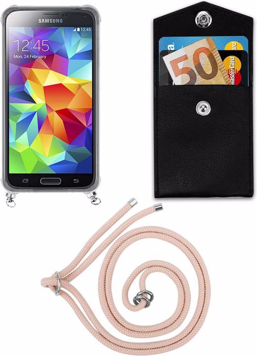 Produktbild Cadorabo TPU Handy Kette SILBER Cover
