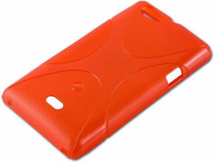 Actual product image Cadorabo TPU X-Line Cover (Sony Xperia Miro)