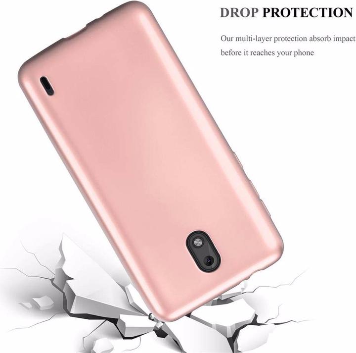 Actual product image Cadorabo TPU Matt Metallic Cover (Nokia 2)