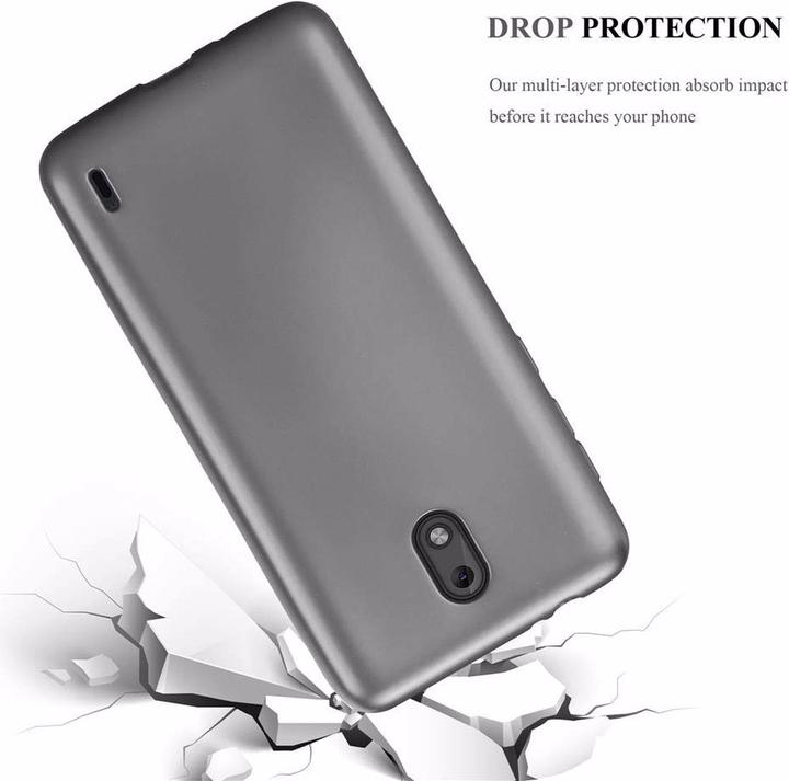 Actual product image Cadorabo TPU Matt Metallic Cover (Nokia 2)