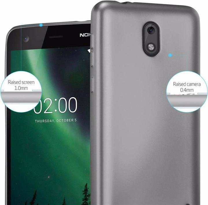 Actual product image Cadorabo TPU Matt Metallic Cover (Nokia 2)