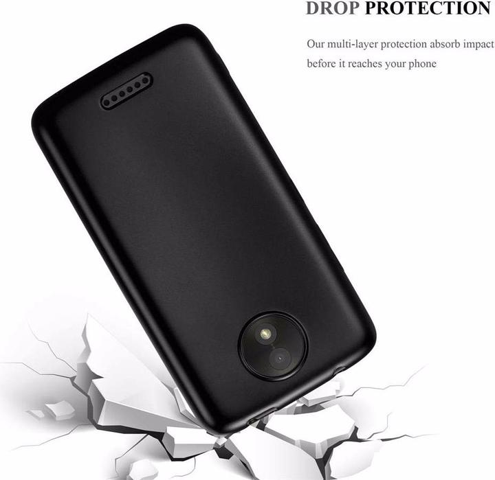 Image du produit Cadorabo Couverture métallique mate TPU (Motorola Moto C)