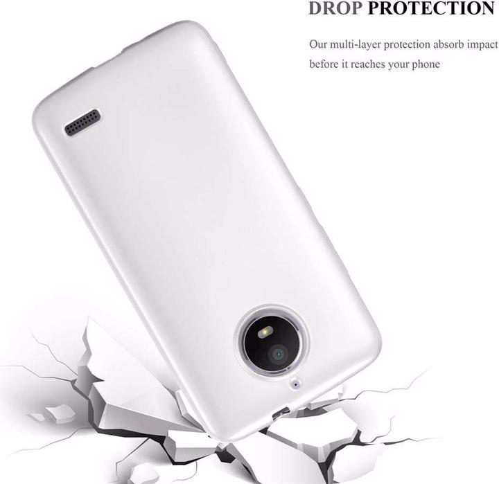 Actual product image Cadorabo TPU Matt Metallic Cover (Motorola Moto E4)