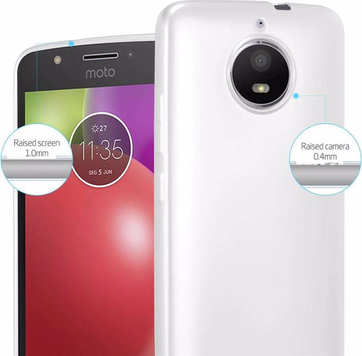 Actual product image Cadorabo TPU Matt Metallic Cover (Motorola Moto E4)