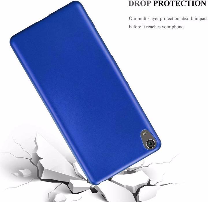 Actual product image Cadorabo TPU Matt Metallic Cover (Sony Xperia XA)