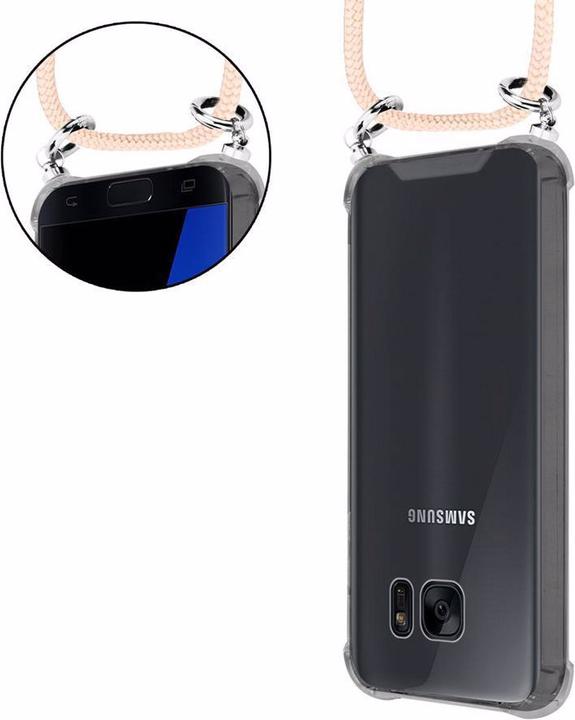 Produktbild Cadorabo TPU Handy Kette SILBER Cover