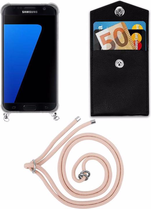 Produktbild Cadorabo TPU Handy Kette SILBER Cover