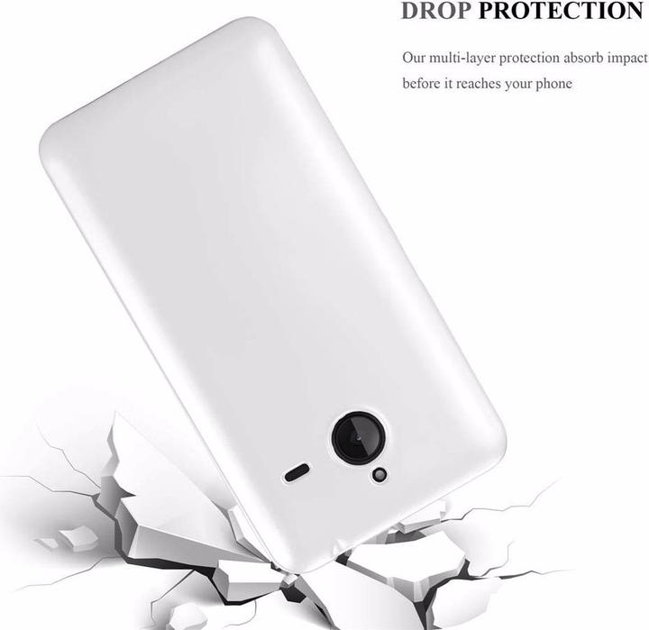 Actual product image Cadorabo TPU Matt Metallic Cover (Microsoft Lumia 640 XL)