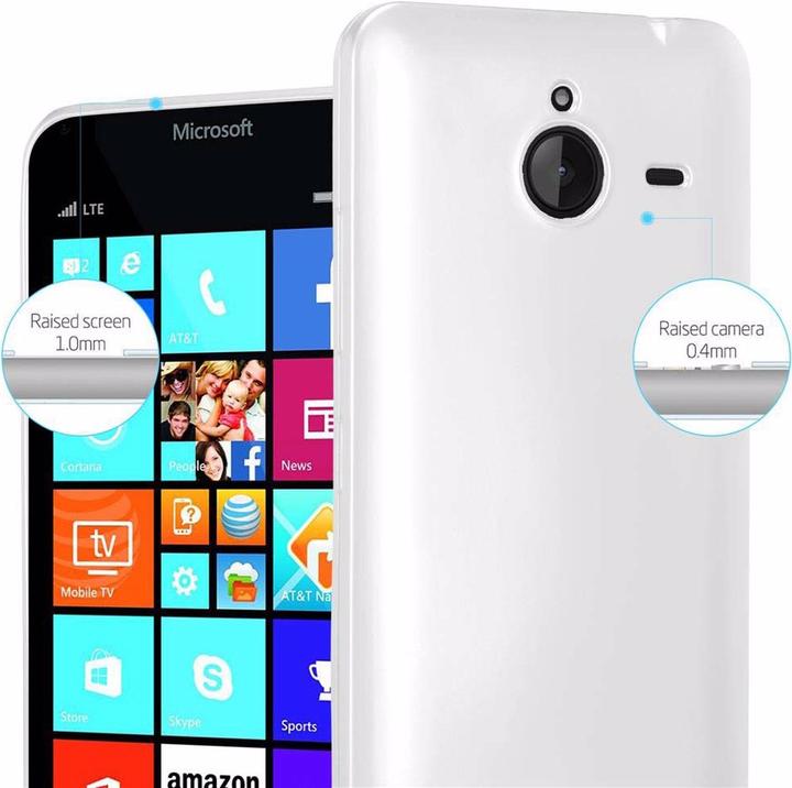 Actual product image Cadorabo TPU Matt Metallic Cover (Microsoft Lumia 640 XL)
