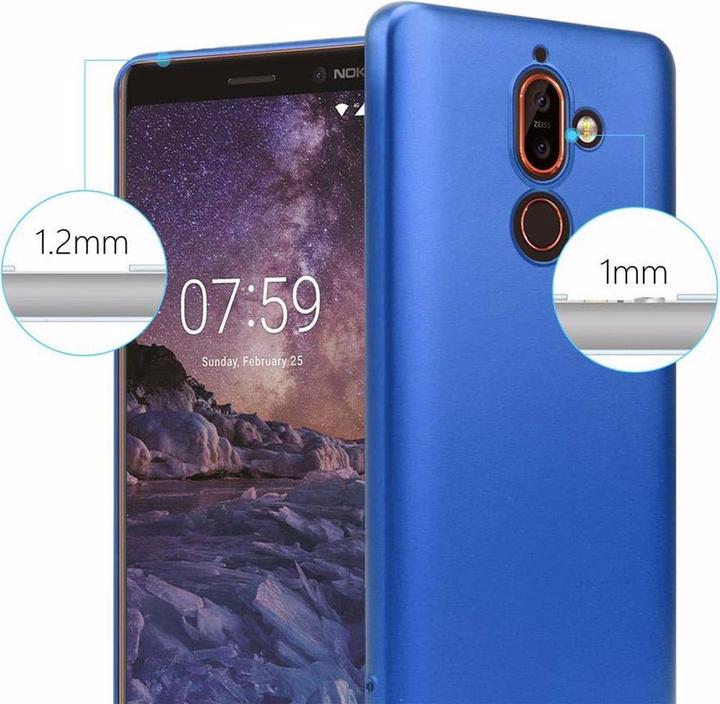 Produktbild Cadorabo TPU Matt Metallic Cover (Nokia 7 Plus)