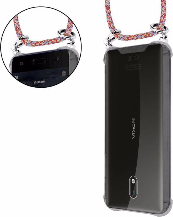 Produktbild Cadorabo TPU Handy Kette SILBER Cover