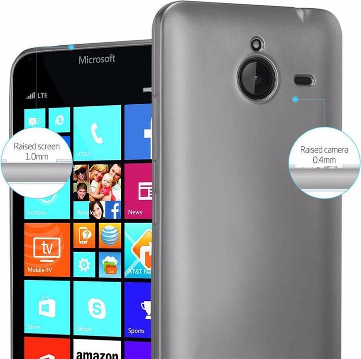 Actual product image Cadorabo TPU Matt Metallic Cover (Microsoft Lumia 640 XL)