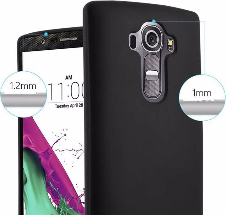 Actual product image Cadorabo TPU Matt Metallic Cover (LG G4, Motorola Moto G4 Plus)