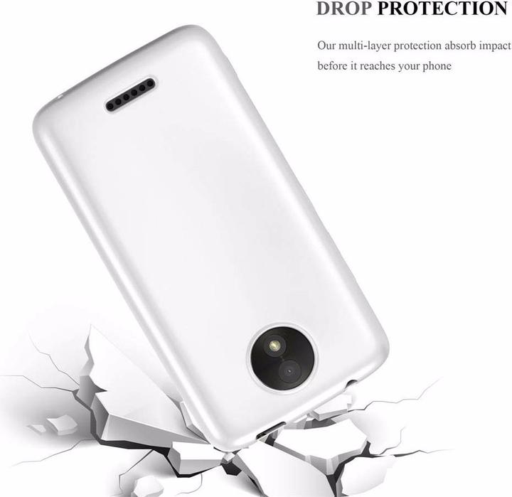Actual product image Cadorabo TPU Matt Metallic Cover (Motorola Moto C)