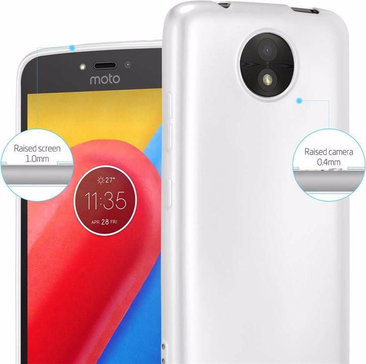 Actual product image Cadorabo TPU Matt Metallic Cover (Motorola Moto C)