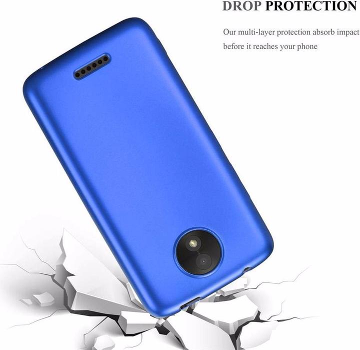 Image du produit Cadorabo Couverture métallique mate TPU (Motorola Moto C)