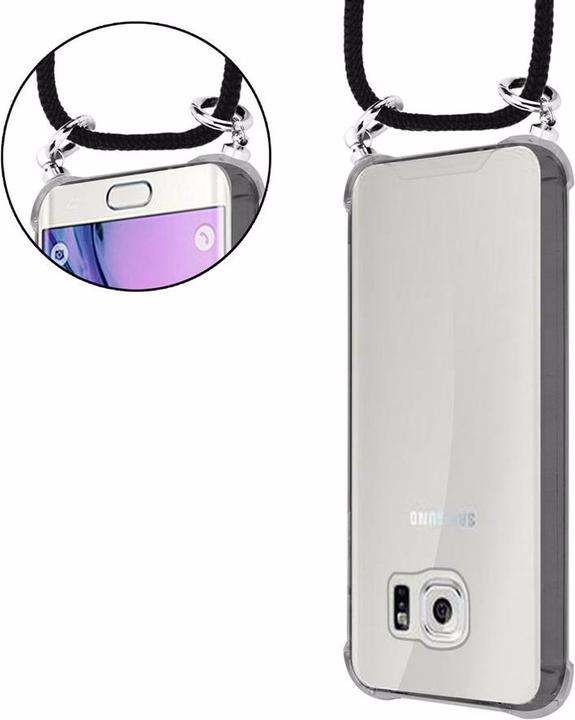 Produktbild Cadorabo TPU Handy Kette SILBER Cover