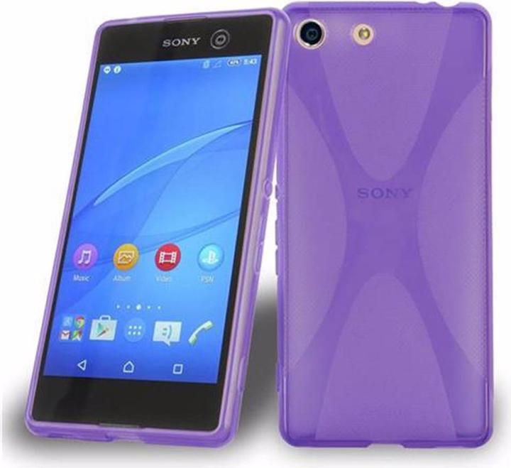 Actual product image Cadorabo TPU X-Line Cover (Sony Xperia M5)