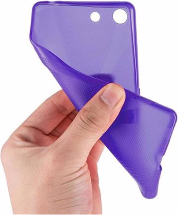 Actual product image Cadorabo TPU X-Line Cover (Sony Xperia M5)
