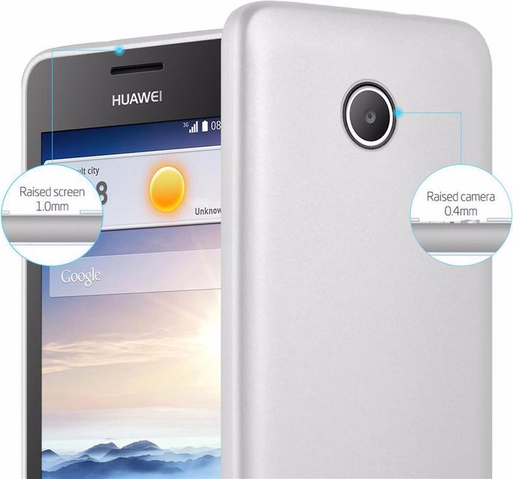 Immagine prodotto Cadorabo Copertura metallica opaca in TPU (Huawei Ascend Y330, Huawei Ascend Y360)