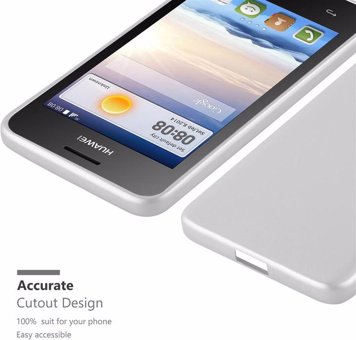 Immagine prodotto Cadorabo Copertura metallica opaca in TPU (Huawei Ascend Y330, Huawei Ascend Y360)