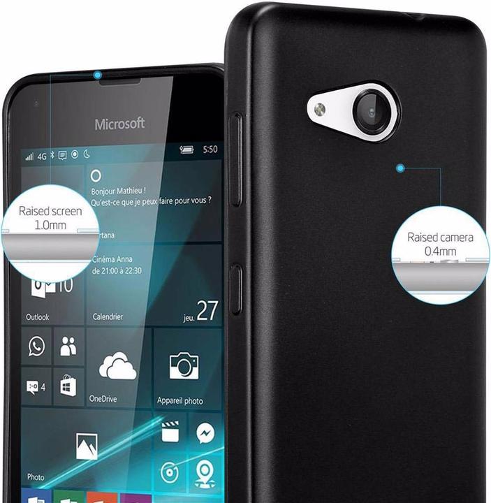 Productafbeelding Cadorabo TPU Matte Metallic hoes (Microsoft Lumia 550)