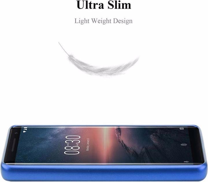Image du produit Cadorabo Couverture métallique mate TPU (Nokia 8 Sirocco)